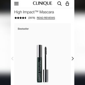 NEW Clinique High Impact Mascara black